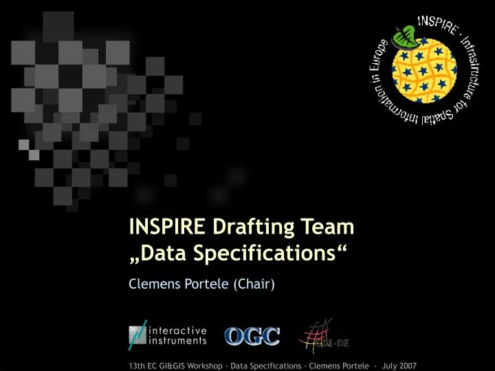 inspire drafting team data specifications