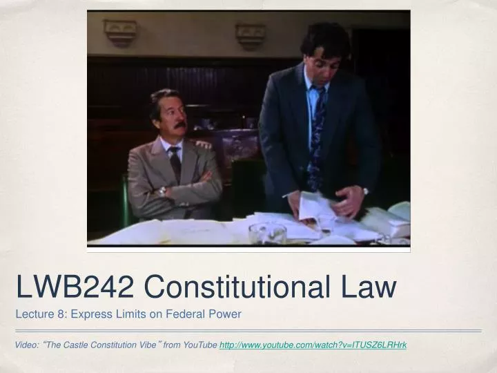 lwb242 constitutional law