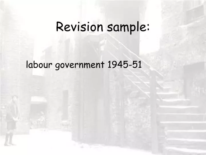 revision sample