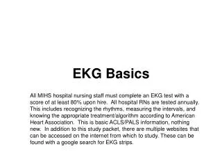 EKG Basics