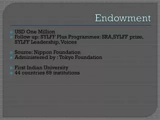 Endowment