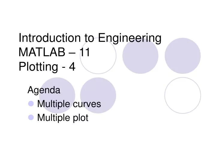 introduction to engineering matlab 11 plotting 4