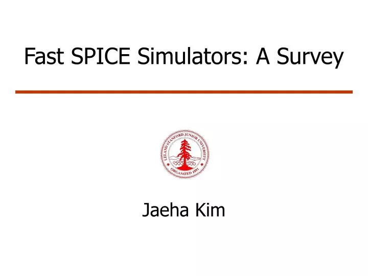 fast spice simulators a survey