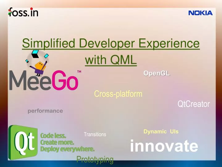 simplified developer experience with qml