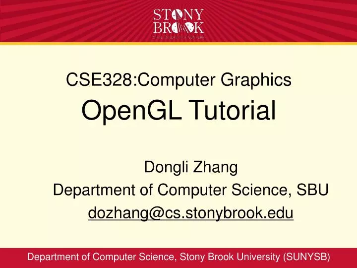cse328 computer graphics opengl tutorial