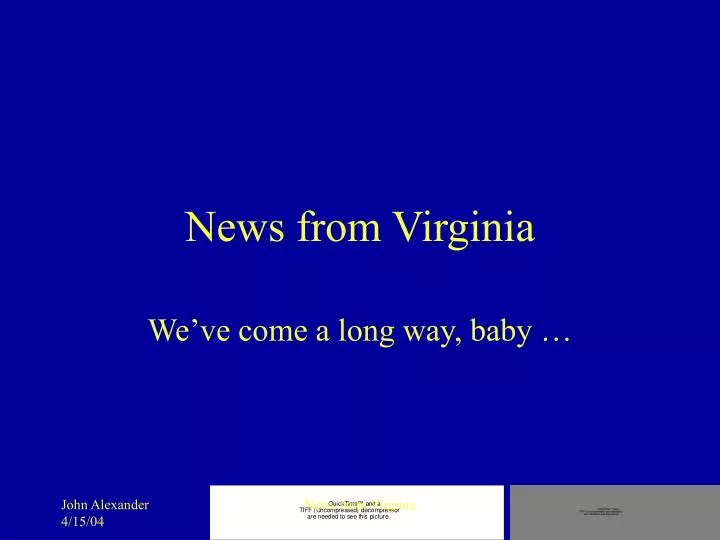 news from virginia