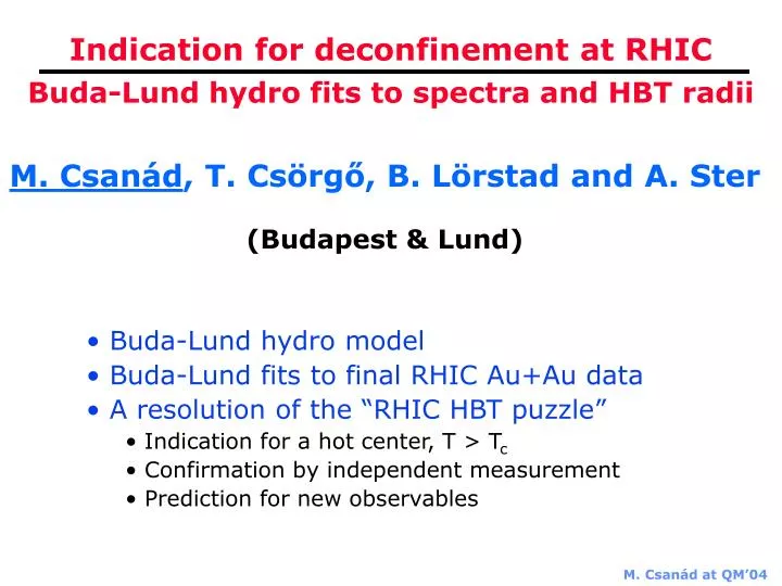 indication for deconfinement at rhic