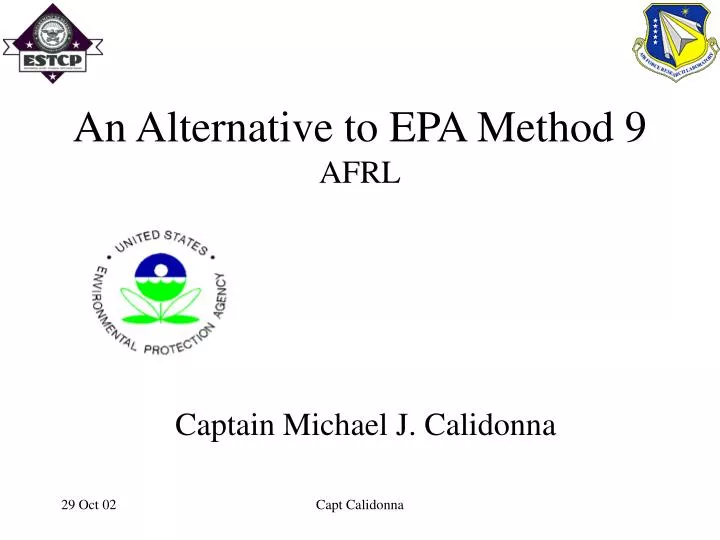 an alternative to epa method 9 afrl