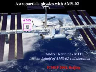 Astroparticle physics with AMS-02