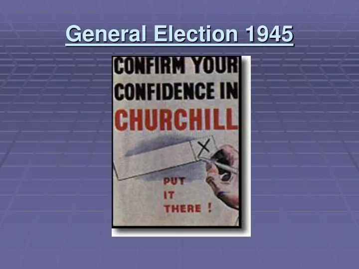 general election 1945