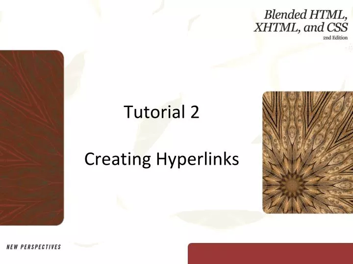tutorial 2 creating hyperlinks