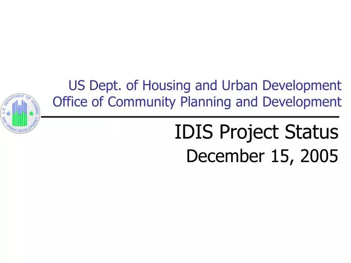us dept of housing and urban development office of community planning and development