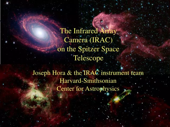 the infrared array camera irac on the spitzer space telescope