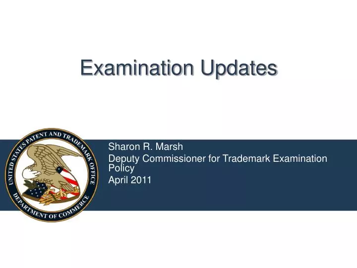 examination updates