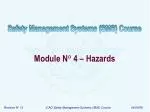 Module N ° 4 – Hazards