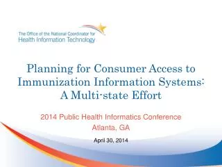 Planning for Consumer Access to Immunization Information Systems: A Multi-state Effort