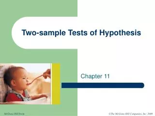 Two-sample Tests of Hypothesis