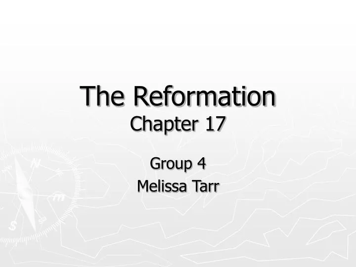 the reformation chapter 17