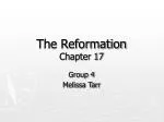 The Reformation: Causes, Key Figures, and the Impact on Society and Religion - slide 1
