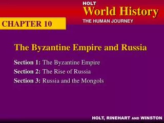 The Byzantine Empire and Russia