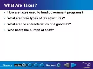 What Are Taxes?