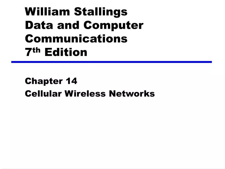 william stallings data and computer communications 7 th edition