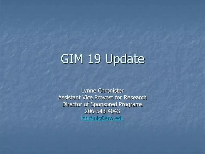 gim 19 update