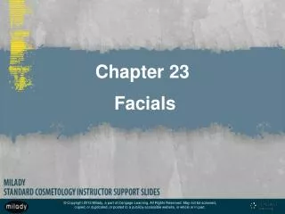 Chapter 23 Facials