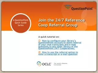 Join the 24/7 Reference Coop Referral Group