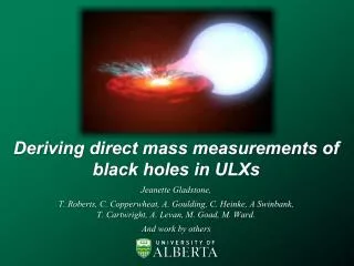 Deriving direct mass measurements of black holes in ULXs