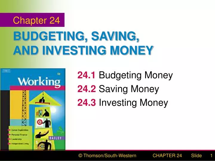 budgeting saving and investing money