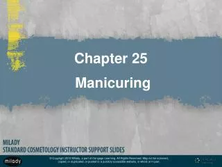 Chapter 25 Manicuring