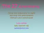 The 27 Amendments - slide 1