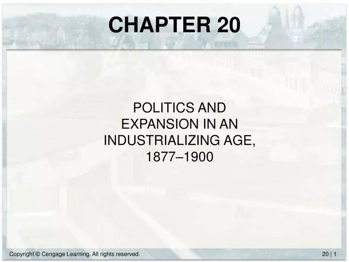 politics and expansion in an industrializing age 1877 1900