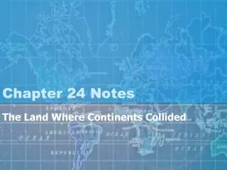 Chapter 24 Notes