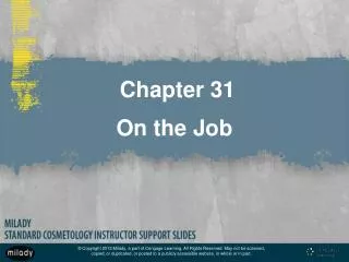 Chapter 31 On the Job