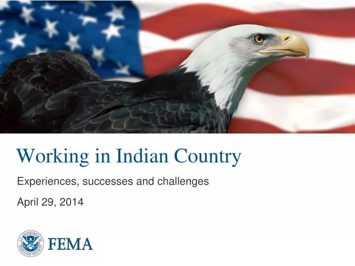 working in indian country