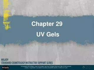 Chapter 29 UV Gels