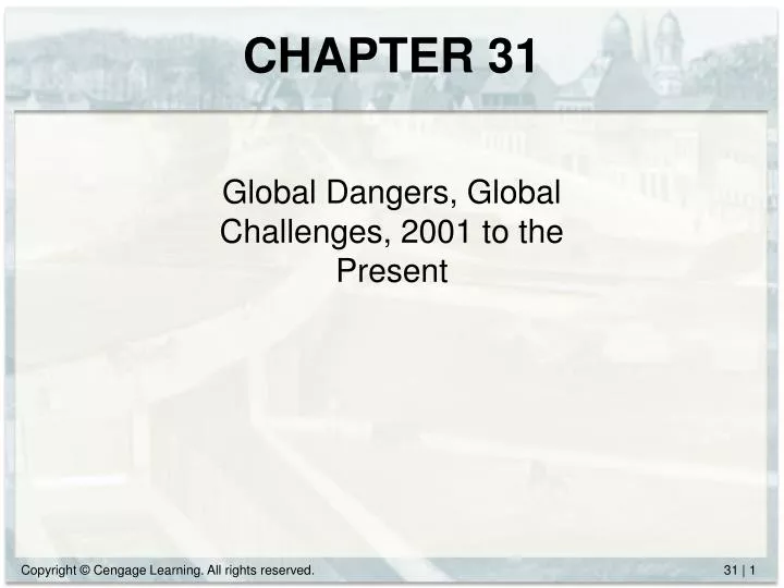 global dangers global challenges 2001 to the present