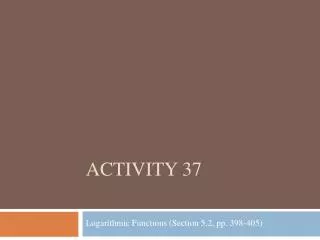 activity 37