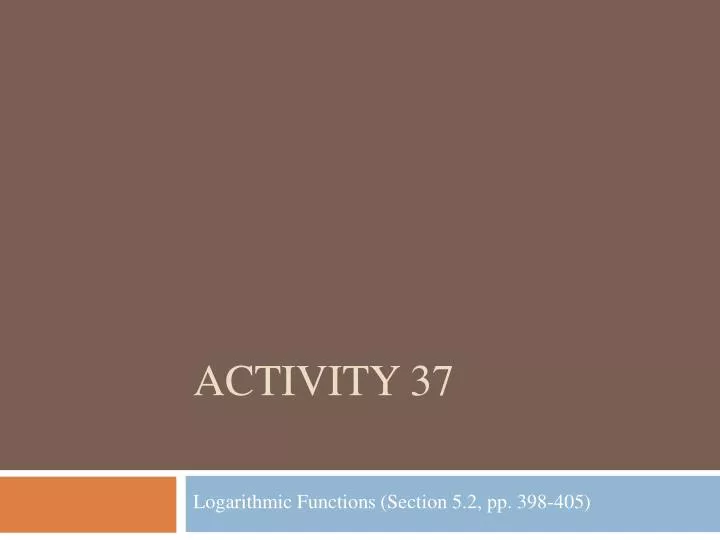 activity 37