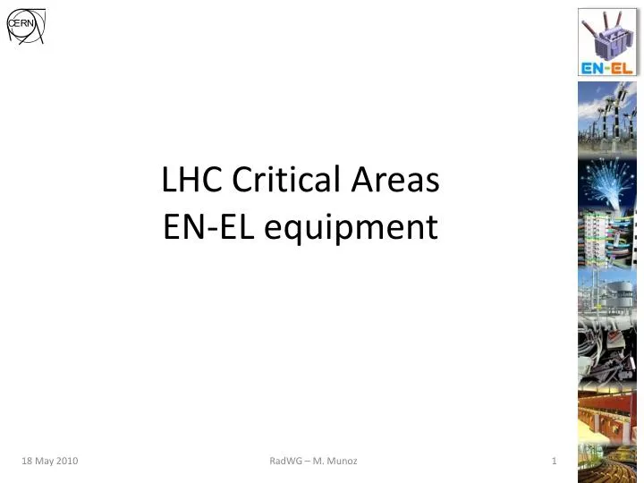 lhc critical areas en el equipment