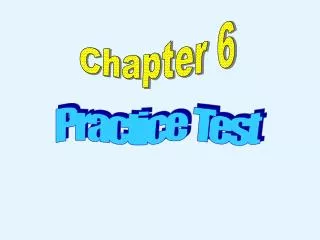 Chapter 6