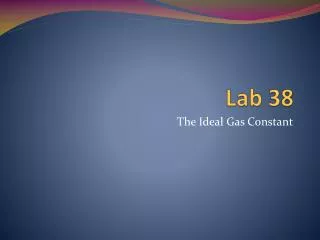 lab 38