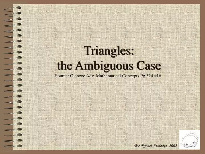 triangles the ambiguous case