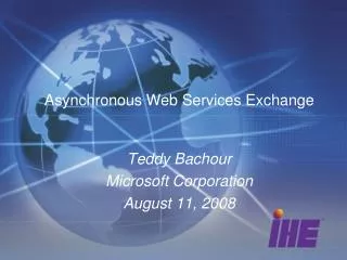 Asynchronous Web Services Exchange