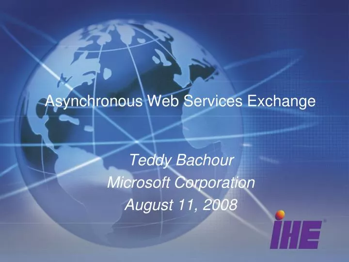 asynchronous web services exchange