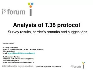 Analysis of T.38 protocol