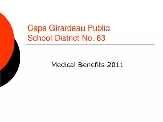 Cape Girardeau Public School District No. 63