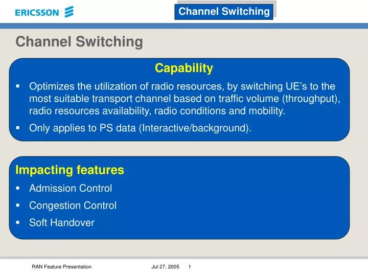 channel switching